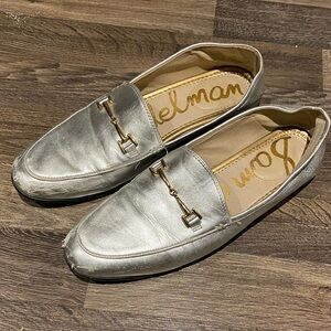 Sam Edelman loafers silver used condition